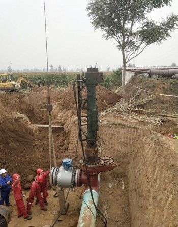 北京奥运工程天然气管道不停输封堵改线工程
